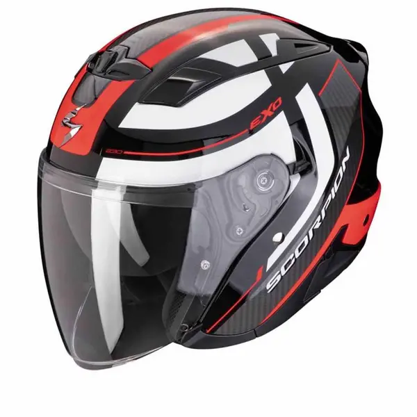 Scorpion EXO-230 Pul Black Red Jet Helmet L