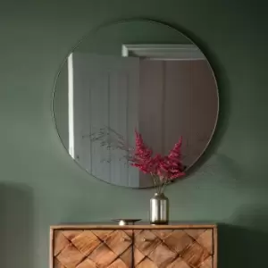 Gallery Direct Bowie Round Mirror Silver