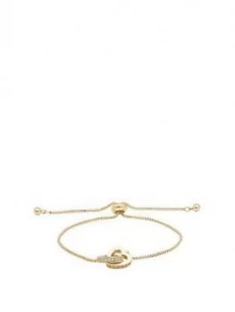 Jon Richard Interlink Heart Toggle Bracelet