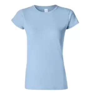 Gildan Ladies Soft Style Short Sleeve T-Shirt (XL) (Light Blue)