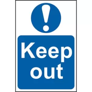 Keep Out Sign - RPVC (200 x 300mm)