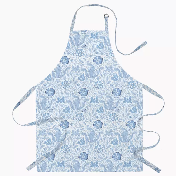 William Morris Compton Acrylic Apron Blue