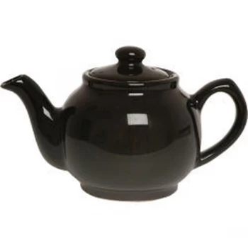 Price & Kensington Teapot 2 Cup Black Gloss