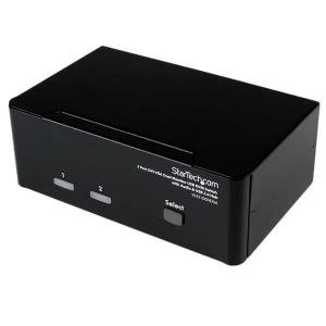 Startech 2 Port DVI VGA Dual Monitor KVM Switch 8STSV231DDVDUA