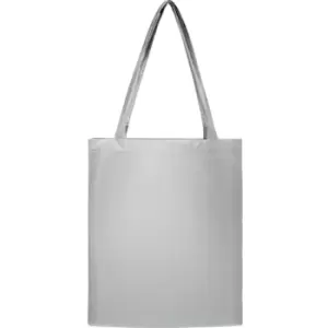 Bullet Salvador Shiny Tote Bag (One Size) (Silver) - Silver