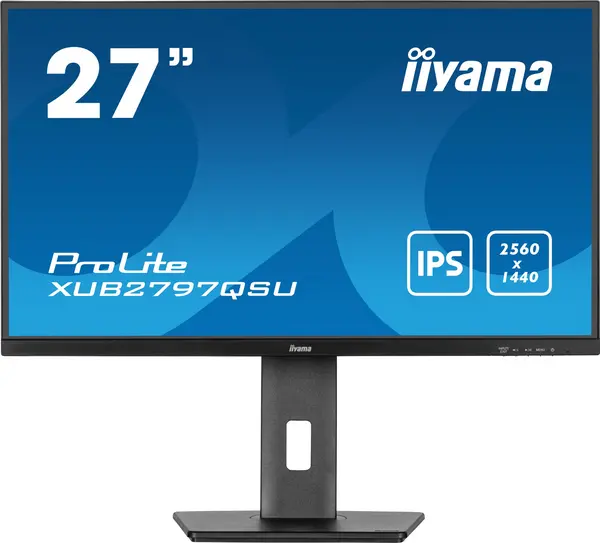 iiyama 27" XUB2797QSU WQHD IPS LCD Monitor