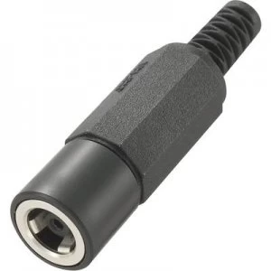 Conrad Components Low power connector Socket straight 4mm 1.45mm