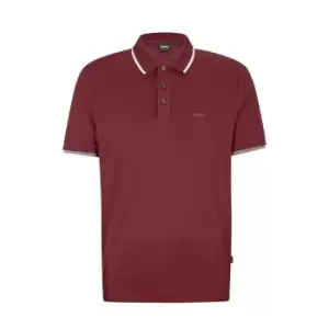 Boss Boss Parlay 150 Polo Shirt Mens - Red