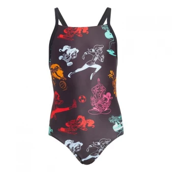 adidas Disney Princess Swimsuit Kids - Black