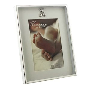 4" x 6" - Bambino Thin Silver Plated Photo Frame