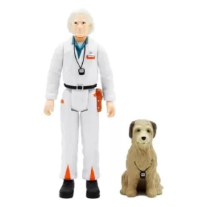 Back To The Future ReAction Action Figure Doc Brown 10 cm