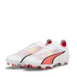 Puma Ultra Ultimates.1 Adults Firm Ground Football Boots - White