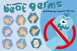 Superhero Beat Germs-RPVC (600x400mm)