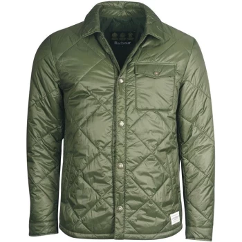 Barbour Summer Shirt Quilted Jacket - Green