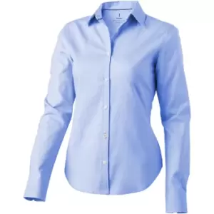 Elevate Vaillant Long Sleeve Ladies Shirt (L) (Light Blue)