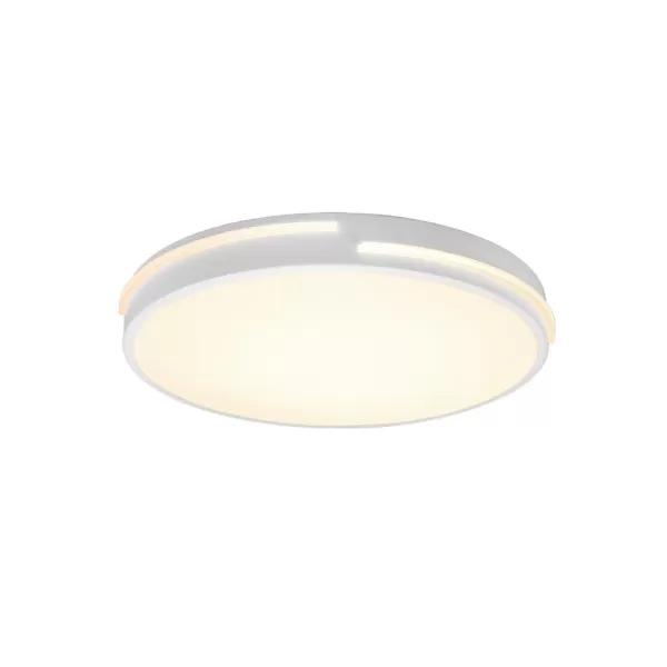 Tacoma Modern Flush Ceiling Light White Matt 2700-6500K Remote control