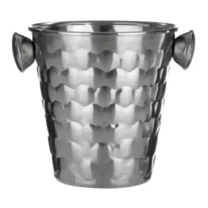 Olivia's Textured Ice Bucket Silver