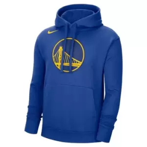 Nike State Warriors Mens Nike NBA Fleece Pullover Hoodie - Blue