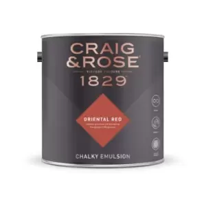 Craig & Rose Chalky Emulsion Oriental Red - 2.5L