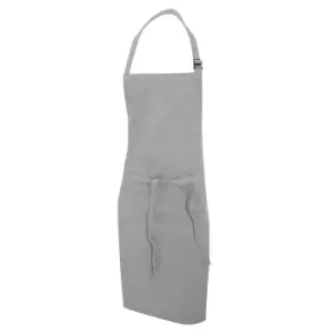 Dennys Multicoloured Bib Apron 28x36ins (One Size) (Light Grey)