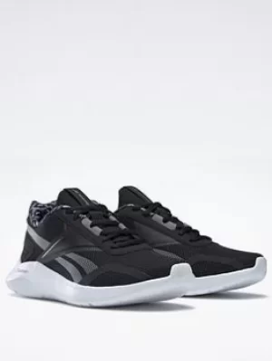 Reebok Energylux 2 Shoes, Black/Grey/White, Size 7, Women