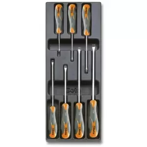 T170 Phillips Screwdriver Set in a Hard Thermoformed Tray (7 Pieces) - Beta