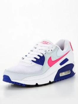 Nike Air Max 90 - White/Pink/Blue