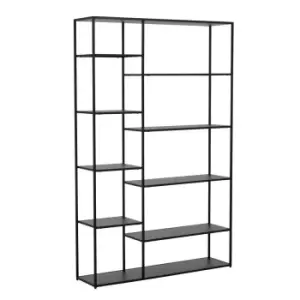 Premier Housewares Acero Multi Shelf Unit, black