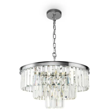 Maytoni Classic - Revero Classic Revero 7 Light Chrome Pendant Ceiling Light