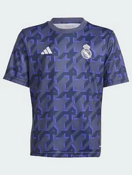 adidas Real Madrid Pre Match Jersey 2023 2024 Juniors - Size 9 - 10 Years