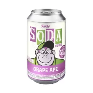 Hanna Barbara Grape Ape Vinyl Soda Figure in Collector Can