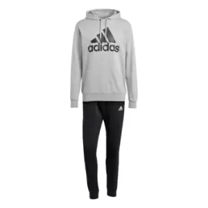 adidas Big Logo Terry Tracksuit Mens - Grey