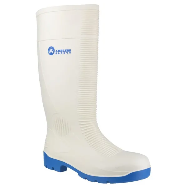 Amblers Safety FS98 Steel Toe Food Safety Wellington 21232-33992-12 Colour: White