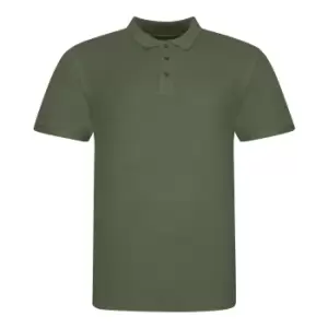 AWDis Just Polos Mens The 100 Polo Shirt (L) (Earthy Green)