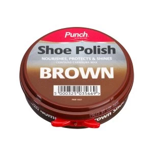 Punch Paste Shoe Polish - Brown