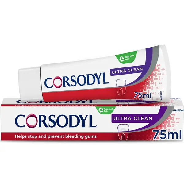 Corsodyl Ultra Clean Toothpaste 75ml