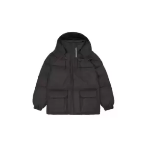 Calvin Klein Jeans Block Hooded Jacket - Black