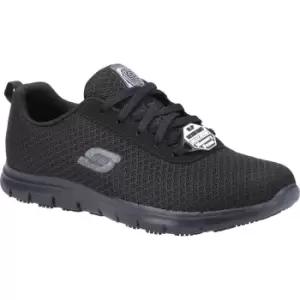 Skechers Work Ladies Genter Bronaugh Shoe Black Size 6