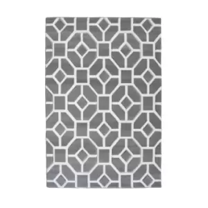 Homemaker Daytona Rug Geo Grey 080X150Cm