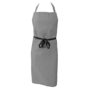 Dennys Unisex Adults Bib Workwear Apron (Pack of 2) (One Size) (Griffin Grey)