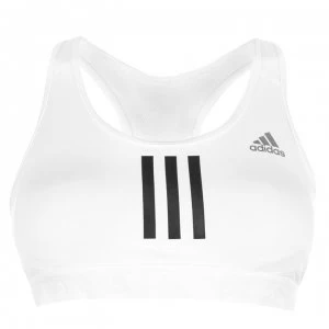 adidas 3 Stripe Medium Bra Ladies - White