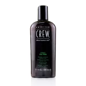 American Crew 3-In-1 Tea Tree Shampoo, Conditioner and Body Wash 250ml