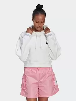 adidas Originals Short Disney Hoodie - White, Size 34, Women