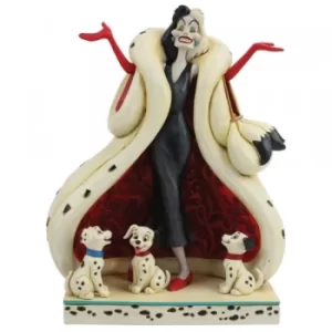 The Cute and the Cruel (101 Dalmatians) Disney Traditions Figurine