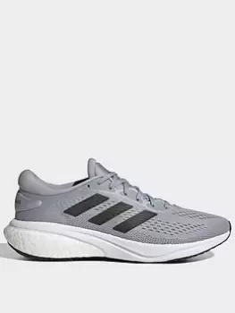 adidas Performance Supernova 2.0 Trainers - Silver/Black, Silver/Black, Size 10, Men