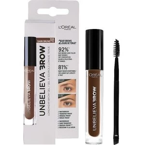 LOreal Paris Unbelieva'Brow Longwear Brow Gel Dark Brunette