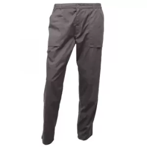 Regatta Mens Workwear Action Trouser (Water Repellent) (46 Regular) (Dark Grey) - Dark Grey