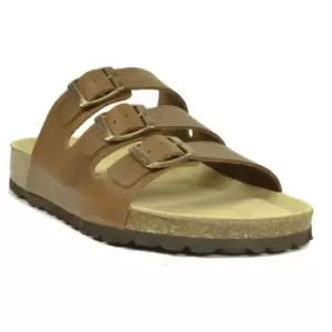 Sanosan Mens Lisbon Leather Sandals (11 UK) (Brown)