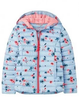 Joules Girls Kinnaird Posey Padded Coat - Blue