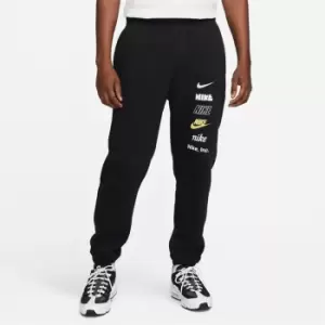 Nike Club Fleece+ Mens Brushed-Back Fleece Pants - Black